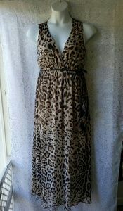Leopard Print Maxi Dress